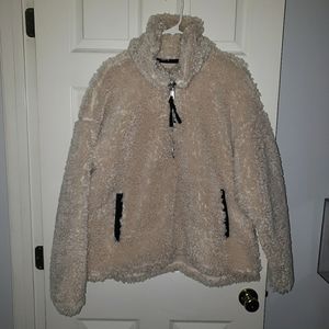 A&F 1/4 Zip Sherpa Pullover